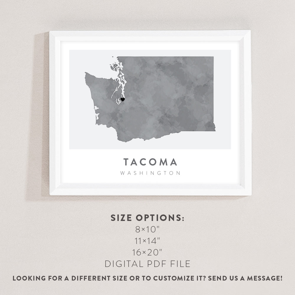 map of tacoma wa