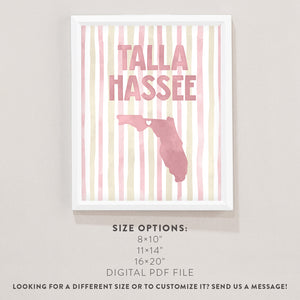Tallahassee, Florida Poster