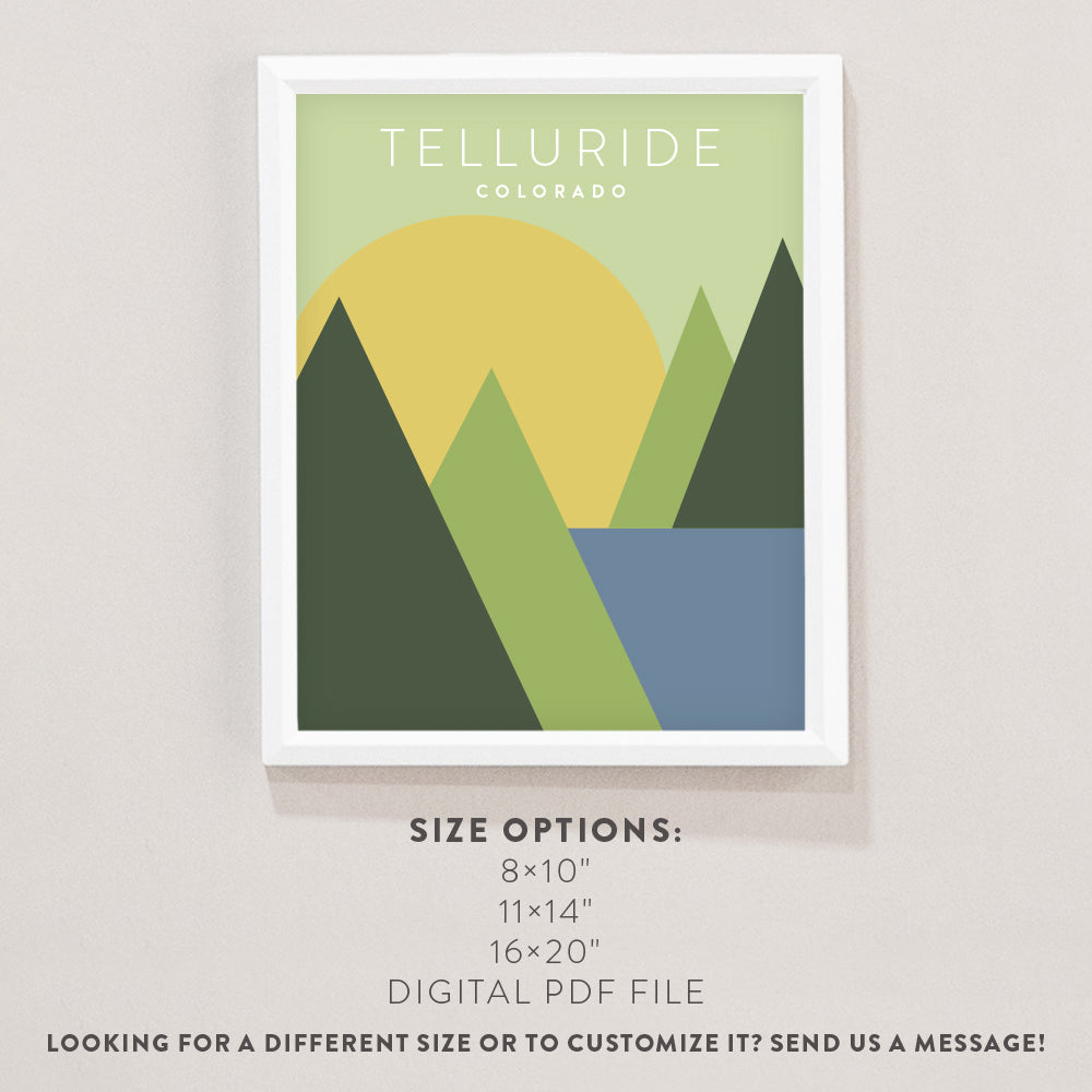 telluride colorado wall art