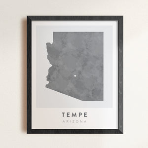 tempe arizona map
