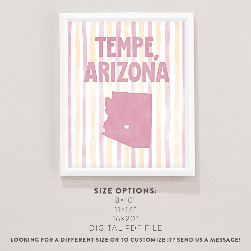 Tempe, Arizona Poster
