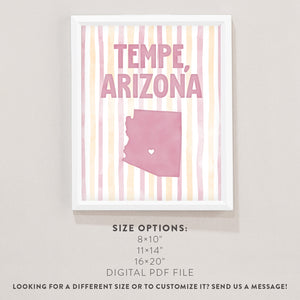 Tempe, Arizona Poster