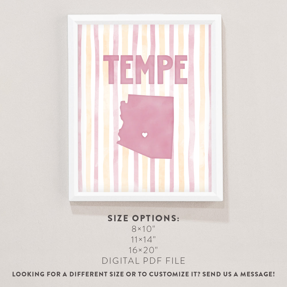 Tempe, Arizona Poster