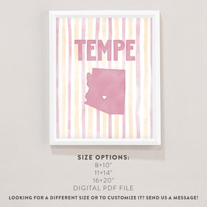 Tempe, Arizona Poster