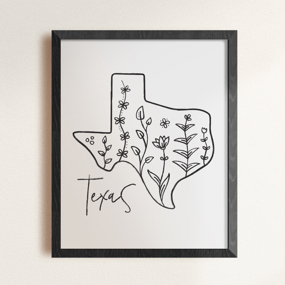 texas wall art