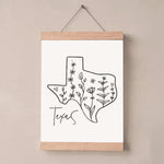 Load image into Gallery viewer, texas map poster
