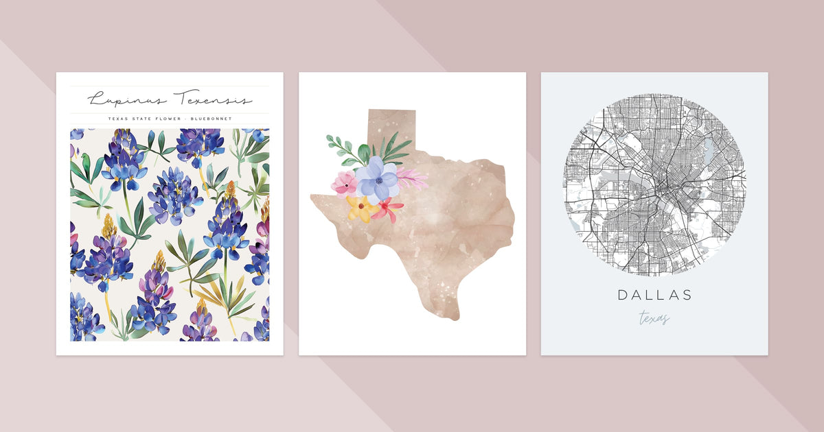 texas wall art