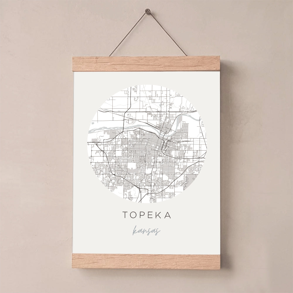 topeka kansas map