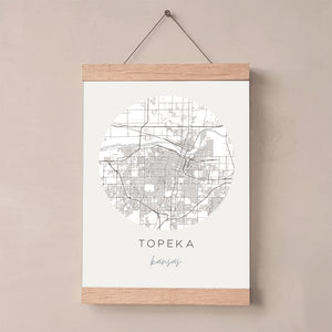 topeka kansas map