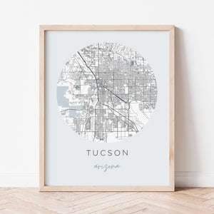 tucson arizona map
