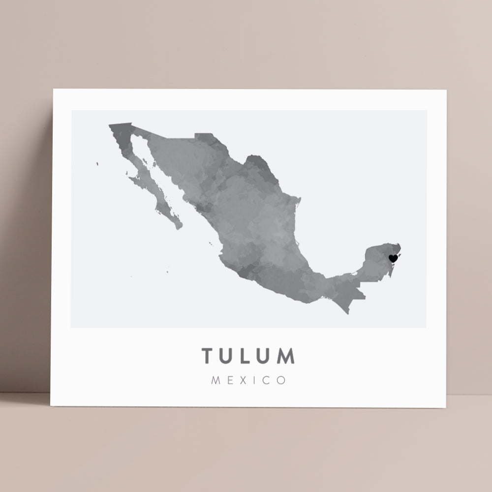 tulum art print