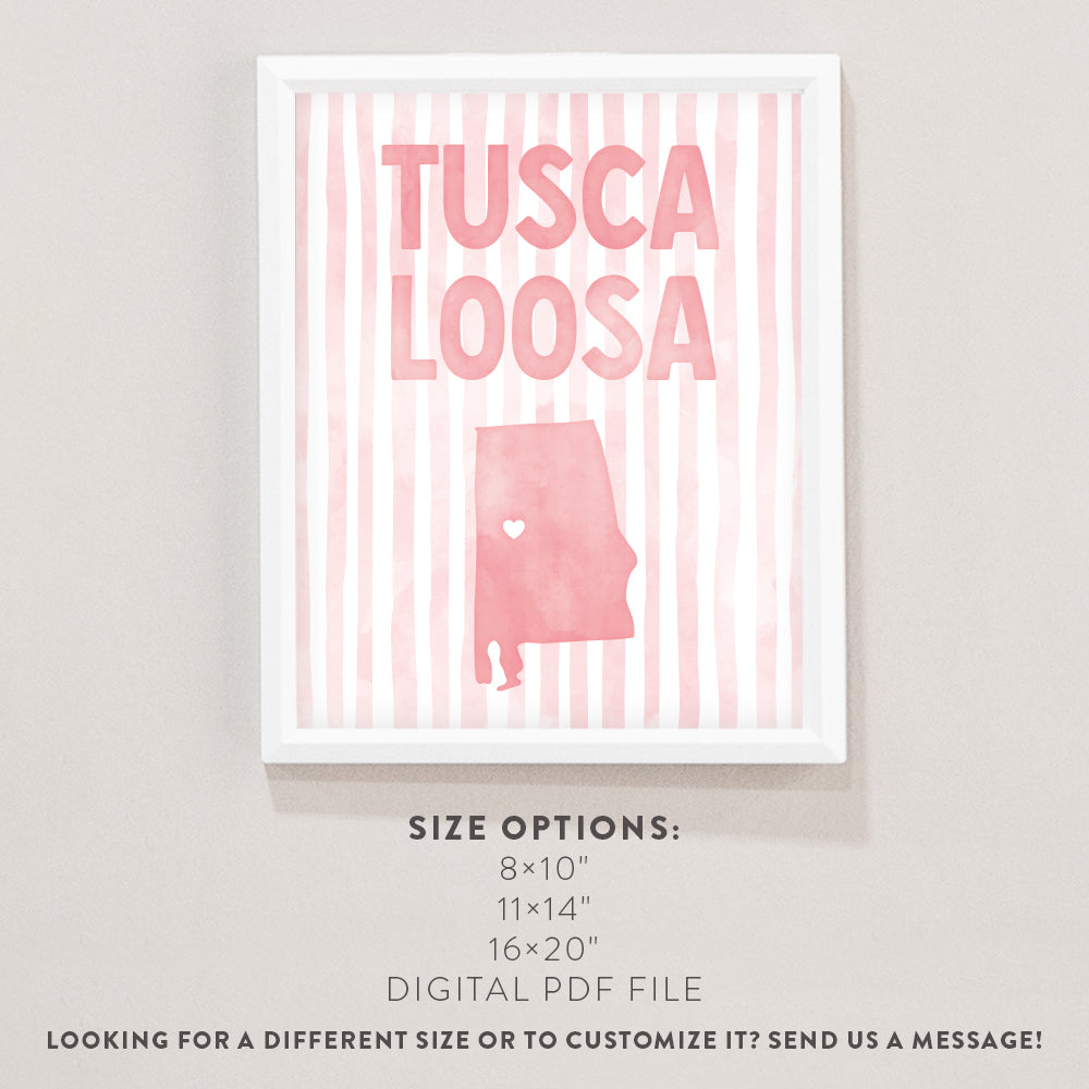 Tuscaloosa, Alabama Poster