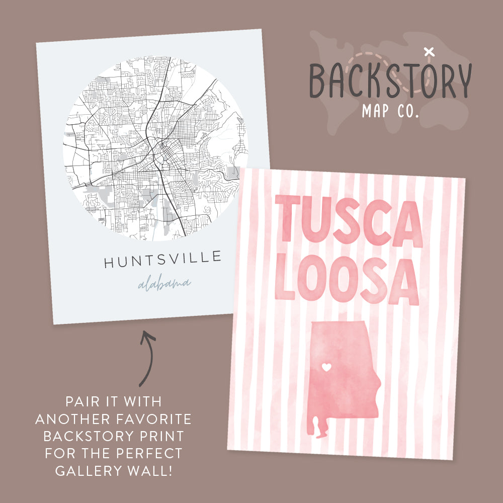 Tuscaloosa, Alabama Poster