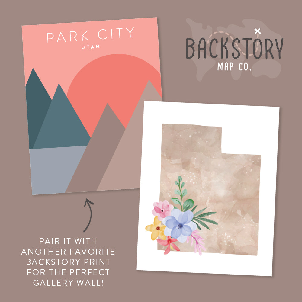 park city utah poster