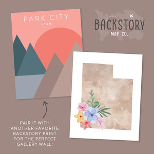 park city utah poster