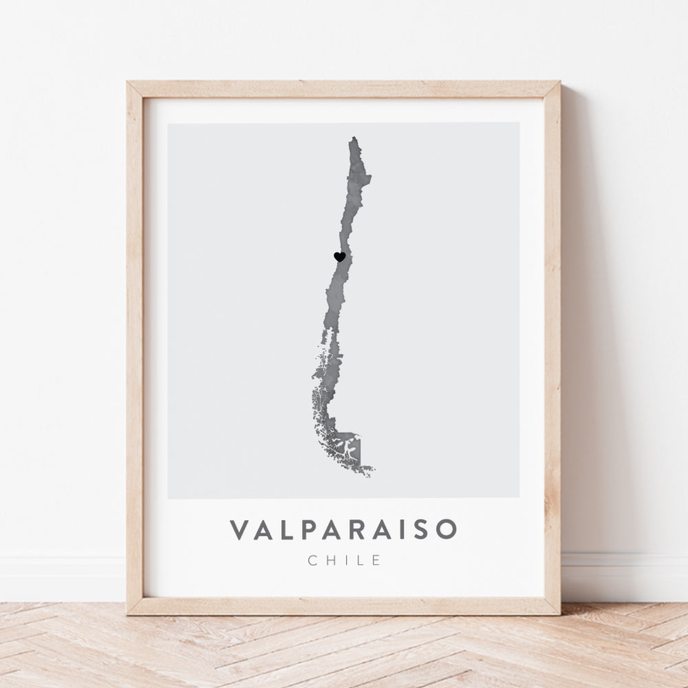 valparaiso chile map
