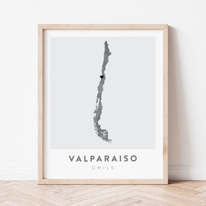valparaiso chile map