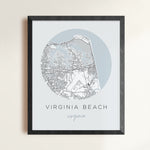 Load image into Gallery viewer, virginia beach map
