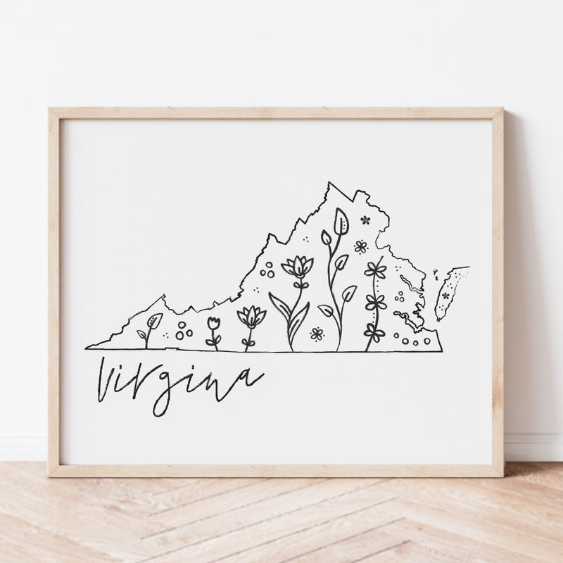 virginia wall art