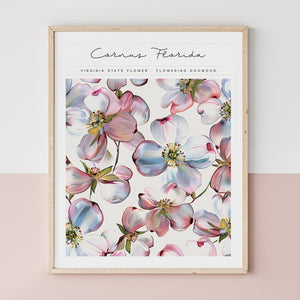 virginia state flower wall art