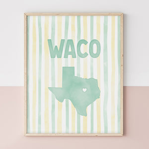 Waco, Texas Poster