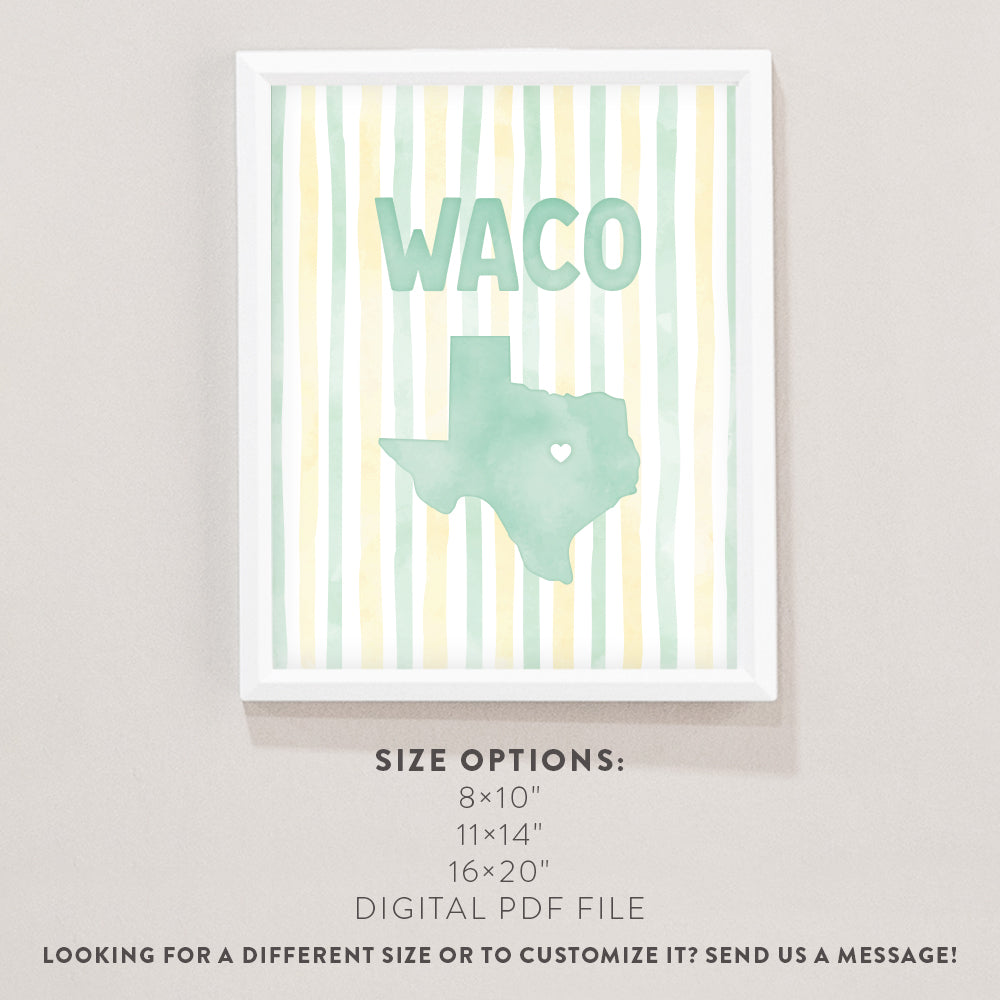 Waco, Texas Poster