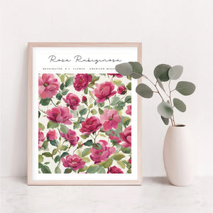 washington dc flower poster