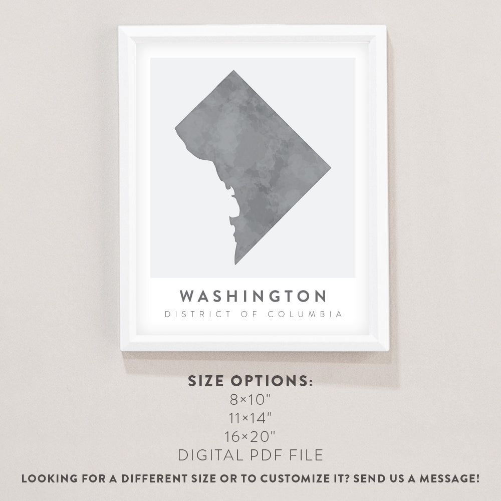 washington dc art print