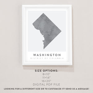 washington dc art print
