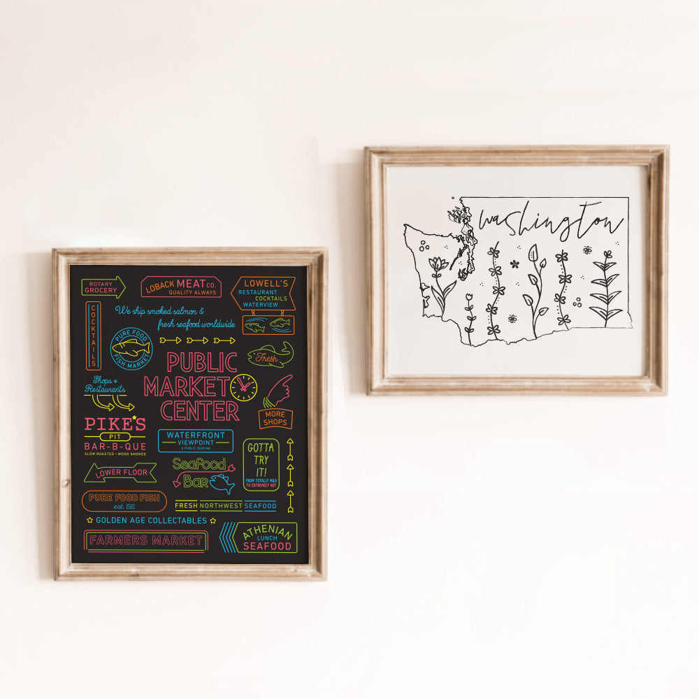 washington state outline