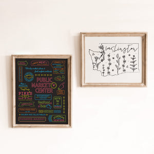 washington state outline