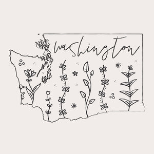 washington state outline