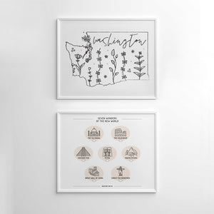 washington state outline