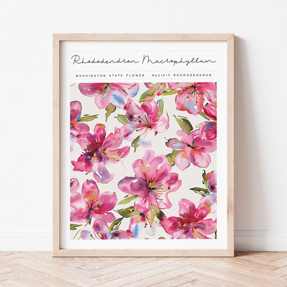 washington state flower wall art