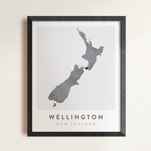 wellington new zealand poster