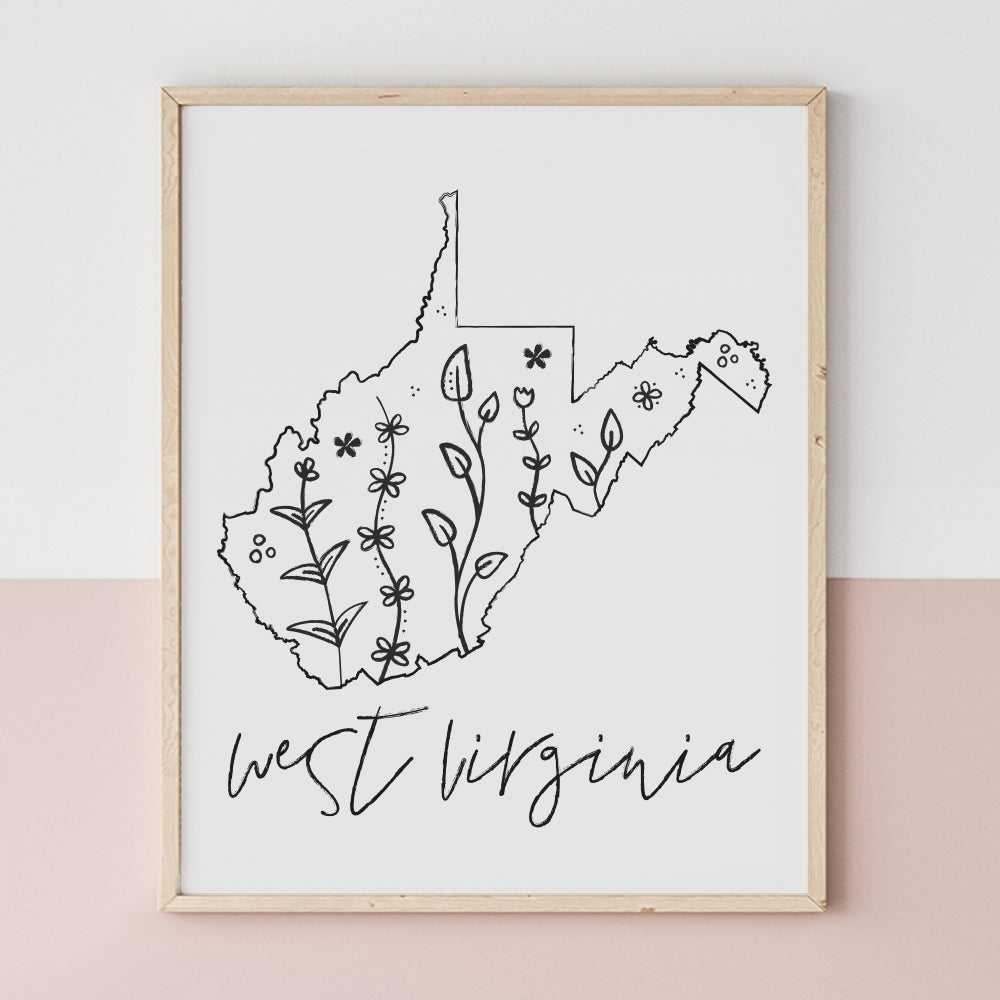 west virginia wall art