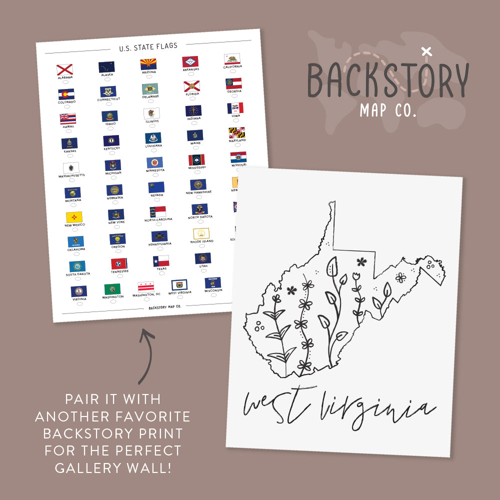 west virginia outline