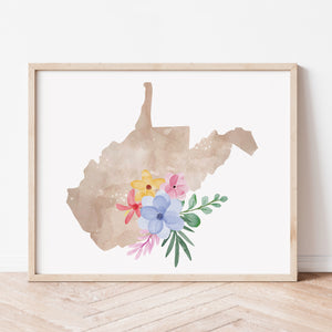 map of west virginia