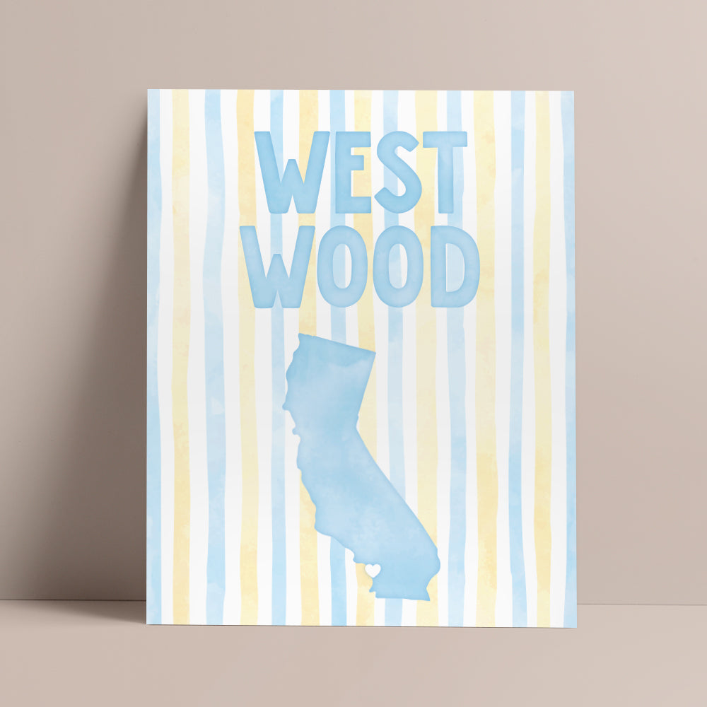 ucla art print