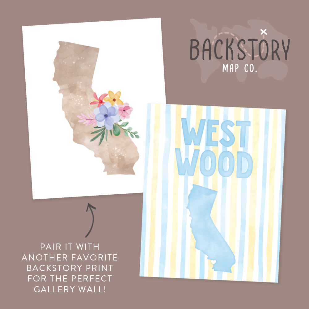 cute california posters