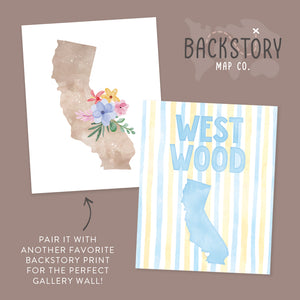cute california posters