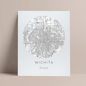 wichita kansas map