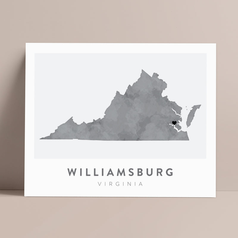 map of williamsburg virginia