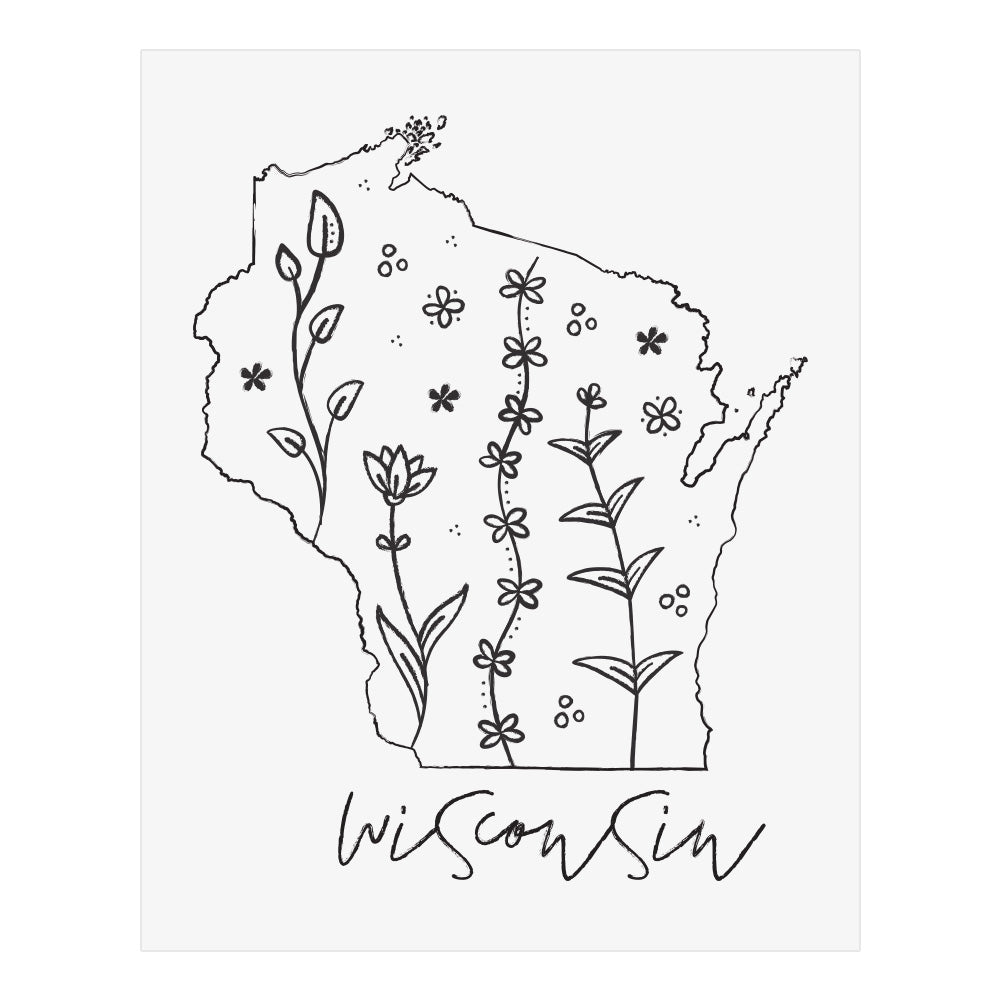 wisconsin outline