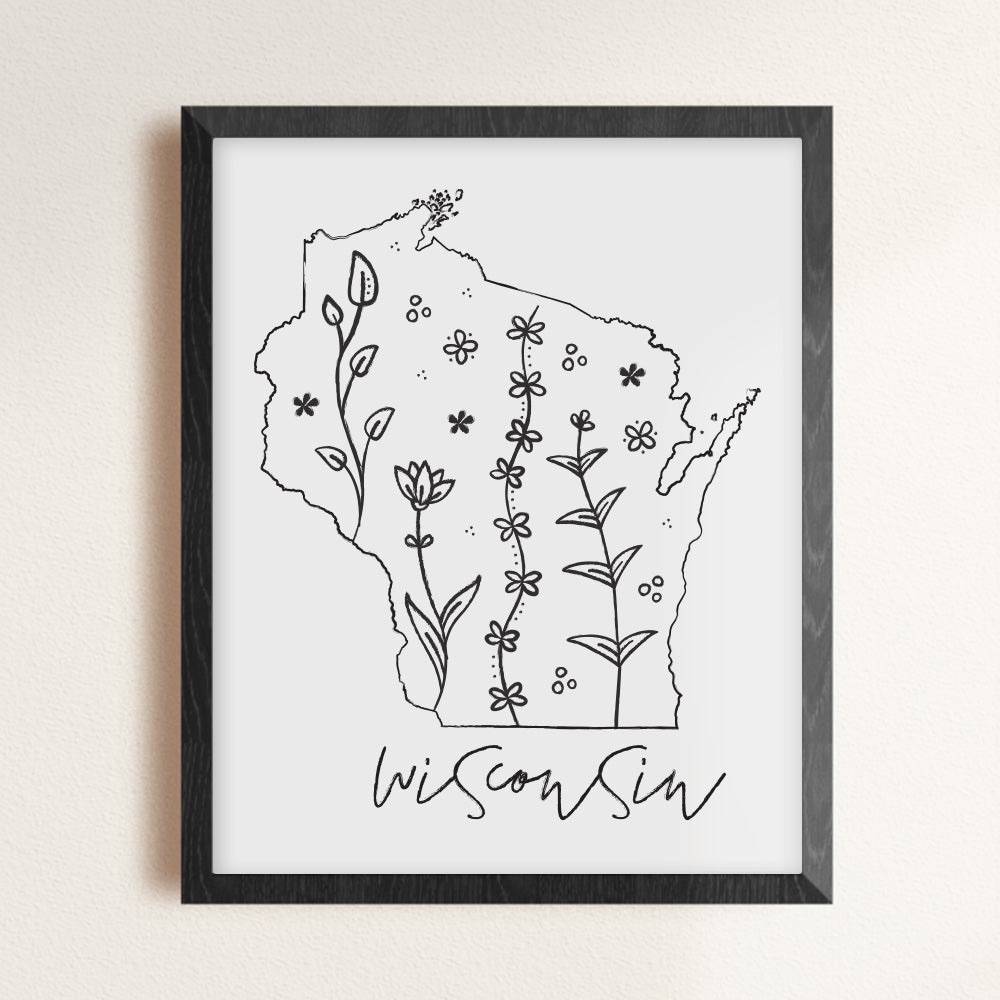 wisconsin outline