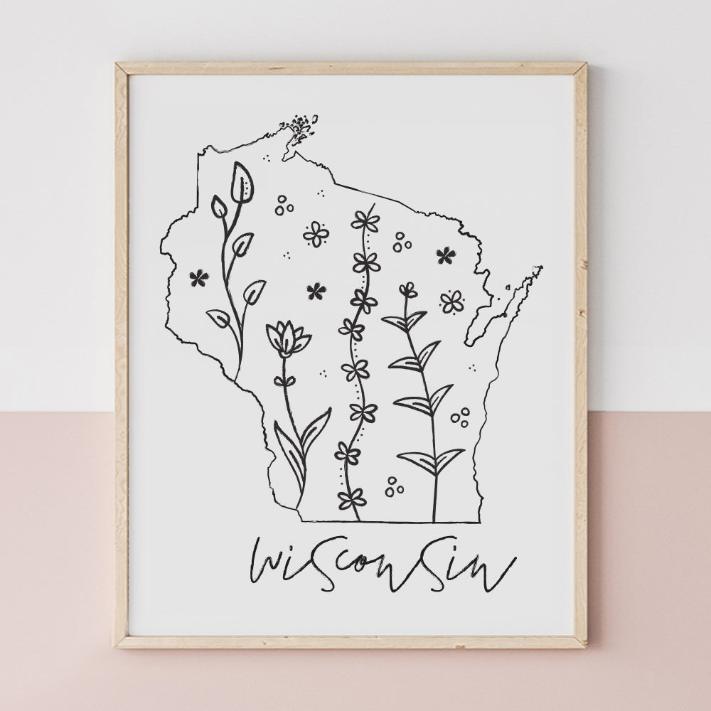 wisconsin wall art