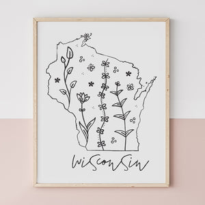 wisconsin wall art