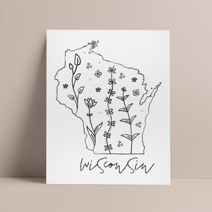 wisconsin outline