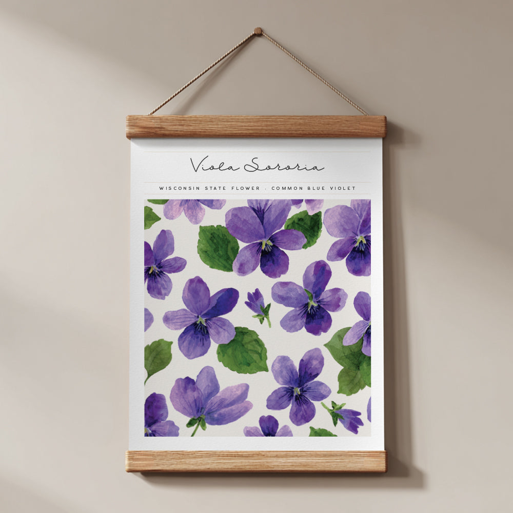 wisconsin flora poster
