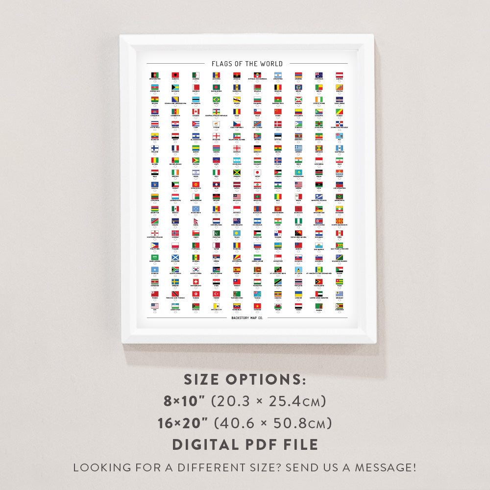 world flags list